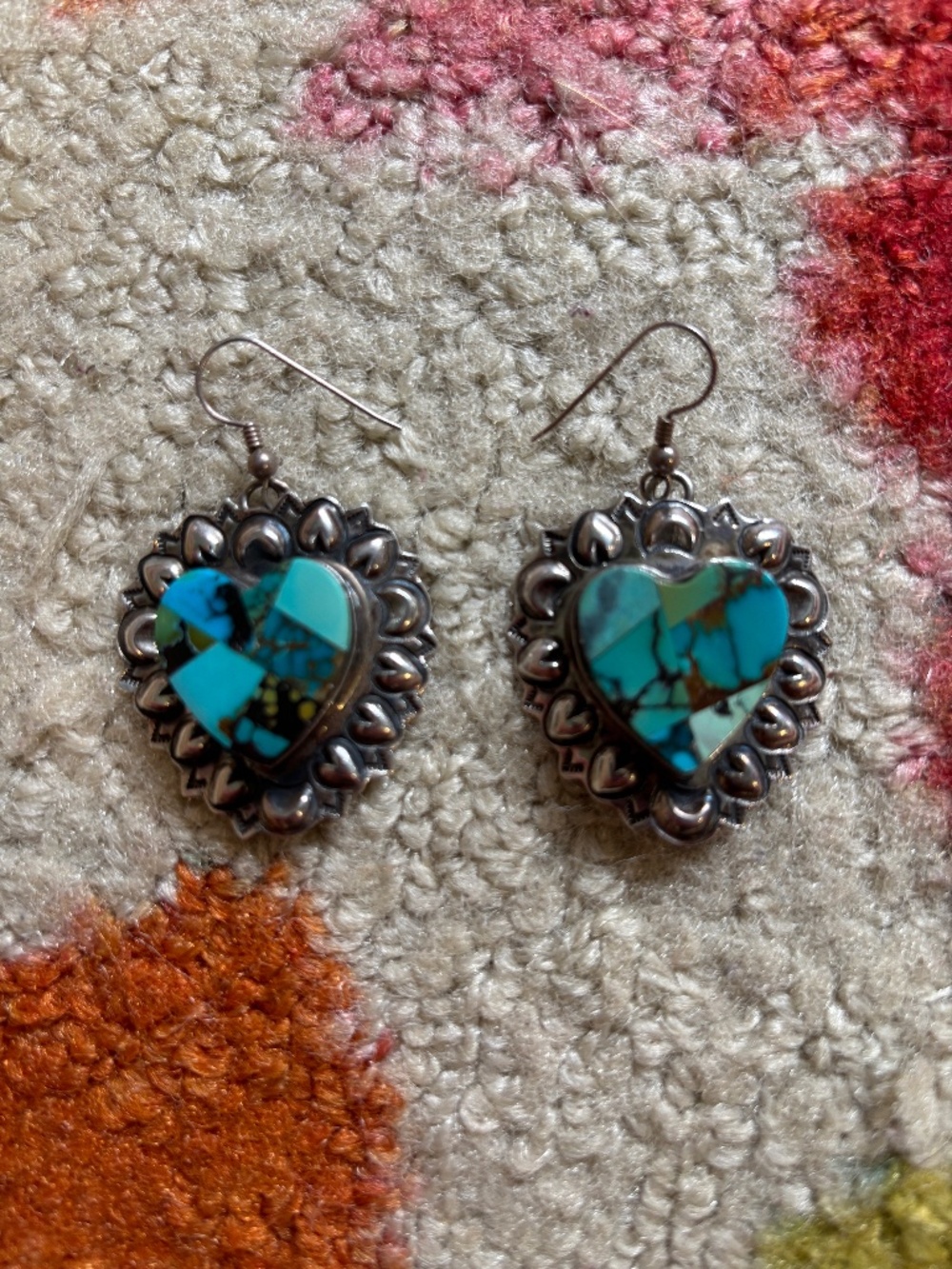 Navajo Sterling Silver and Turquoise earrings